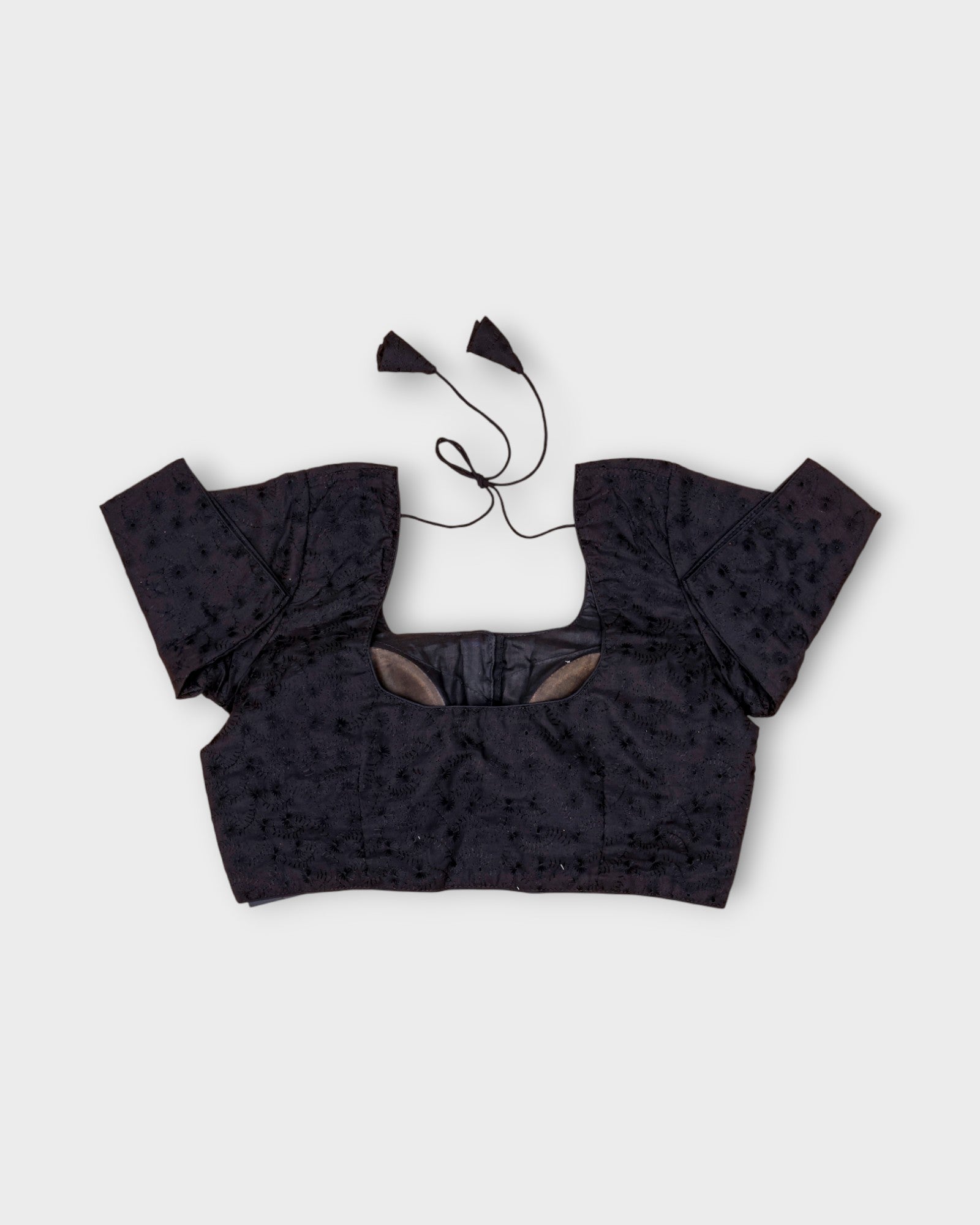Cotton U Neck Readymade Blouse