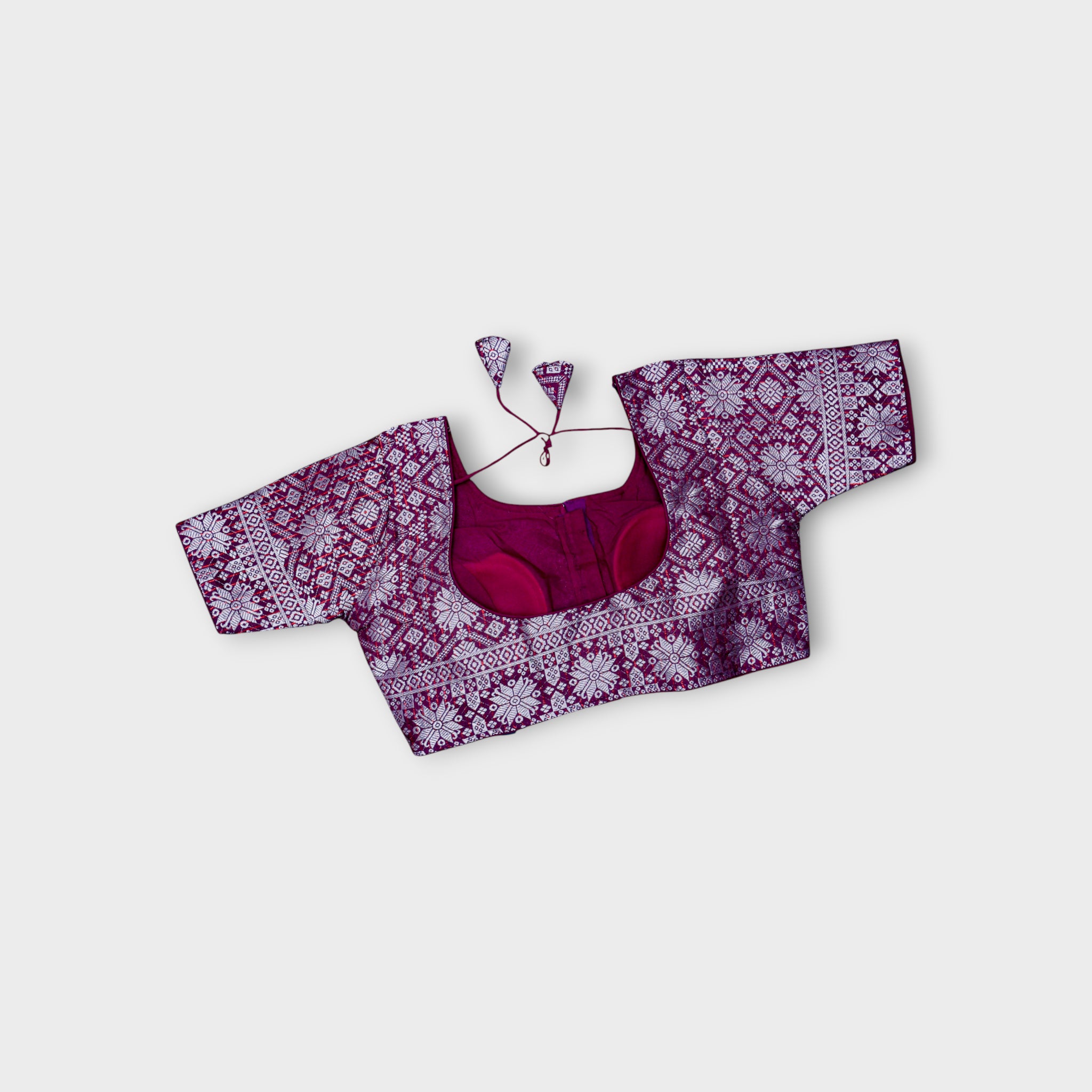 Gold Zari Brocade Silk Readymade Blouse