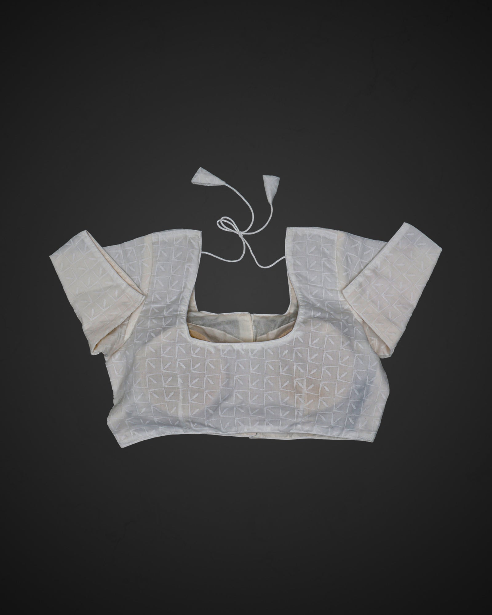 Cotton U Neck Readymade Blouse