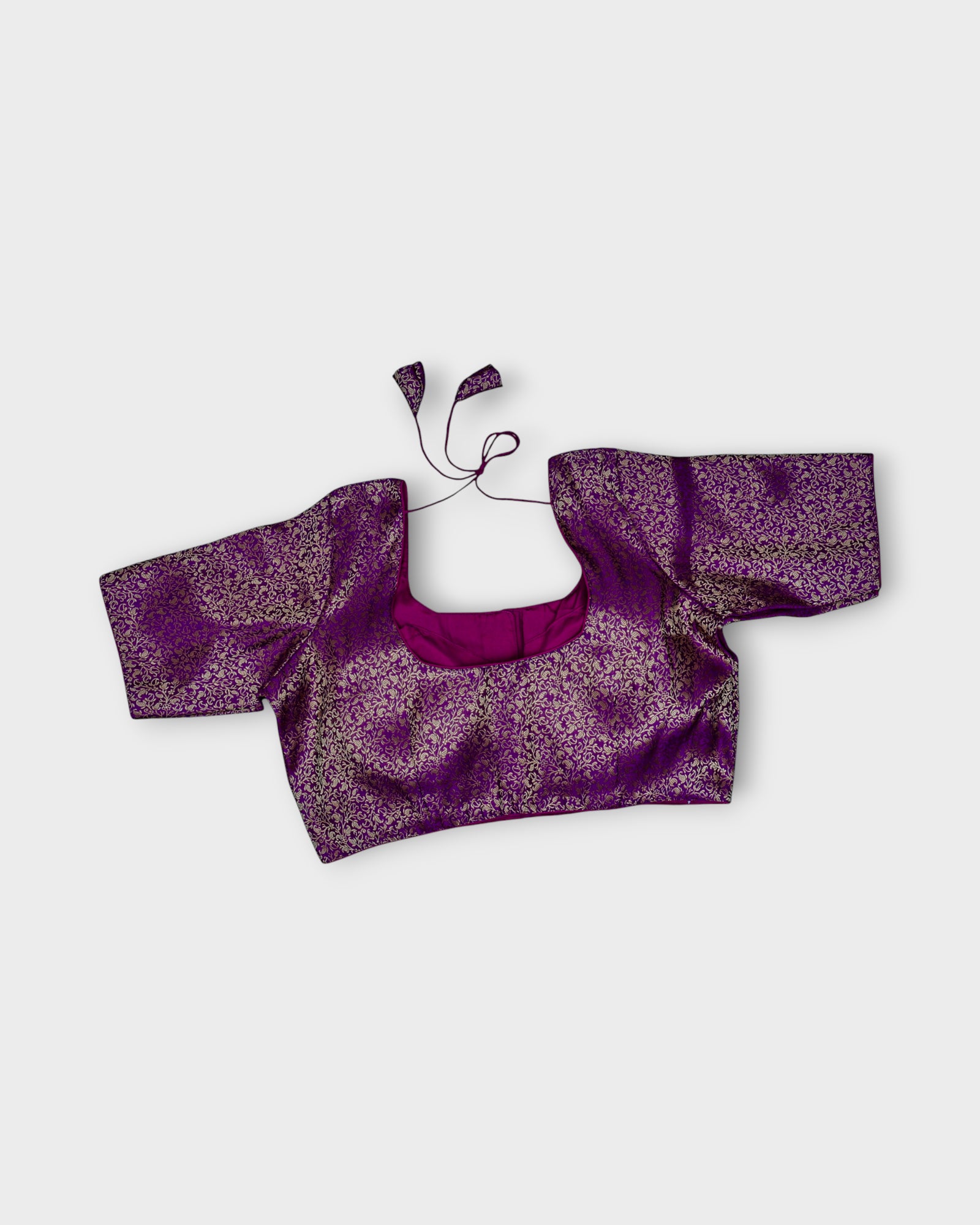 Banarasi Silk Back Design Readymade Blouse