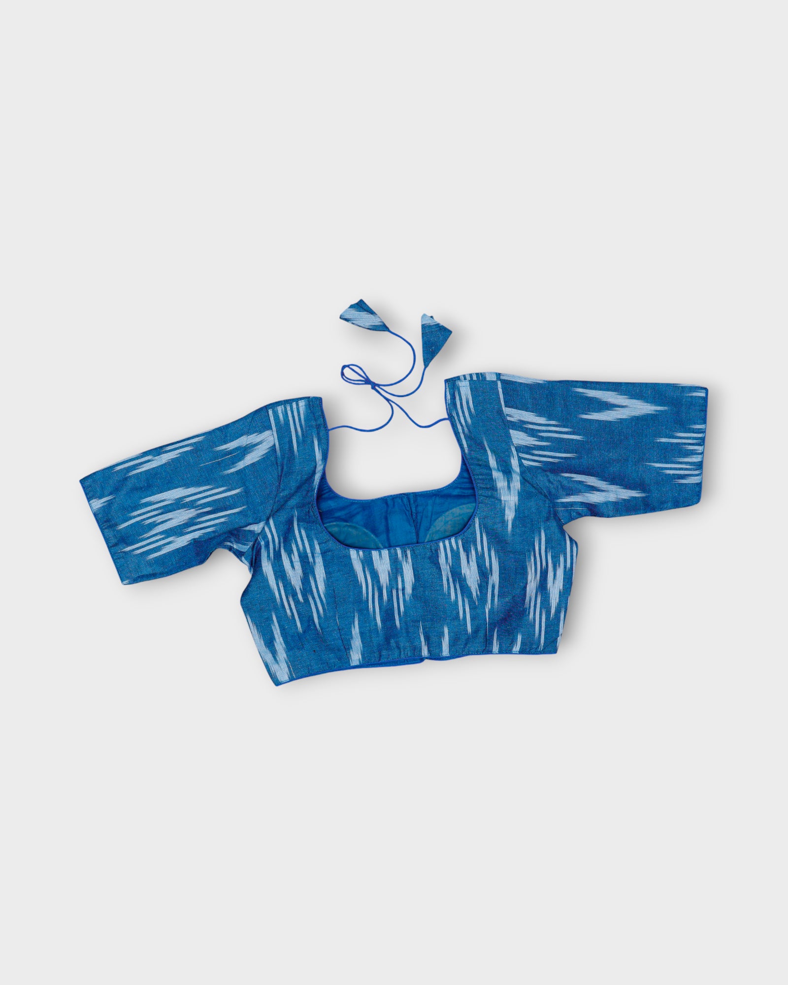 Cotton Deep Back Design Readymade Blouse