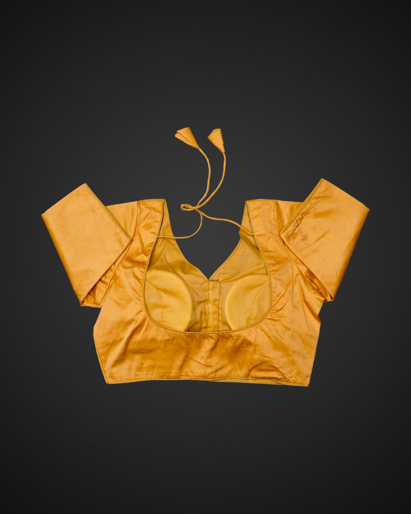 Silk U Neck Half Sleeve Readymade Blouse