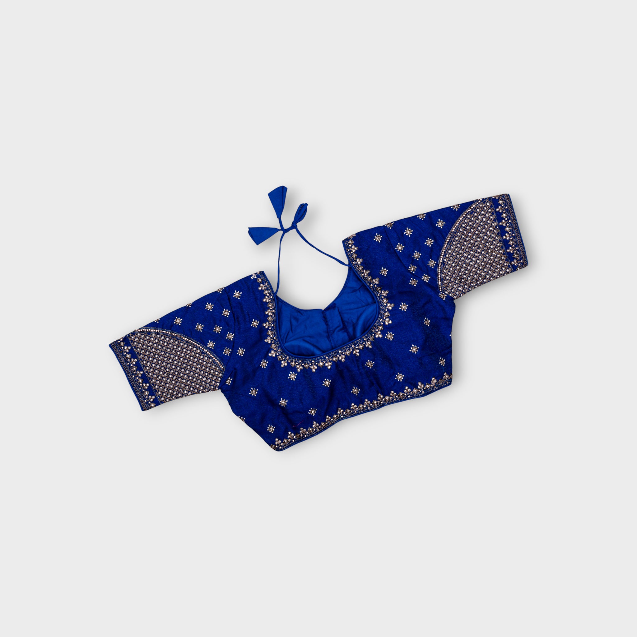 Phantom Silk Cutout Readymade Blouse