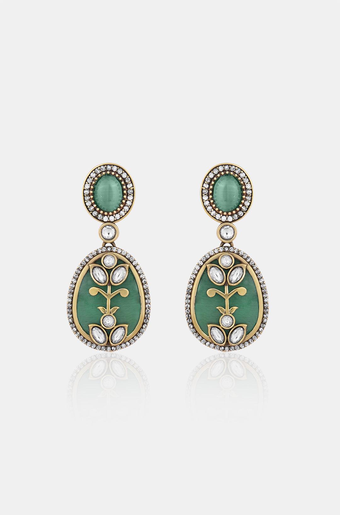 Lustrous Pearl & Flourite Set - Dyulokha