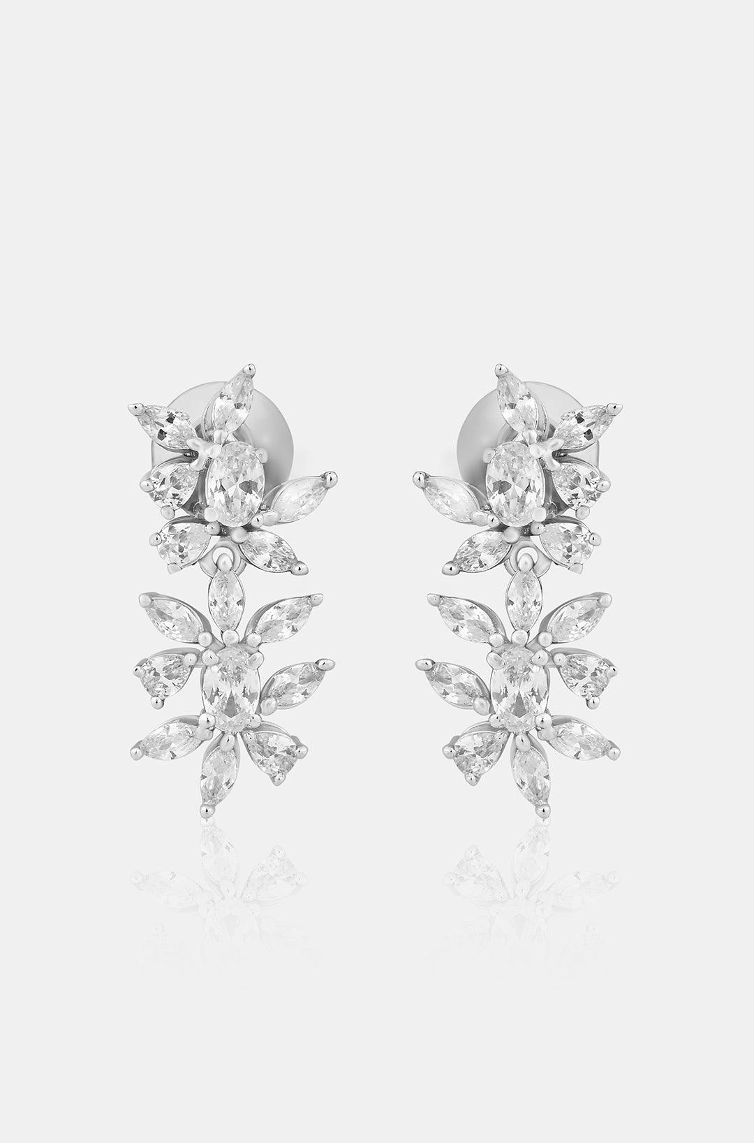 Dazzling Simplicity Diamond Necklace Set - Dyulokha