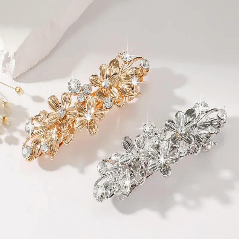 Flower Zinc Alloy Hair Clip for Women