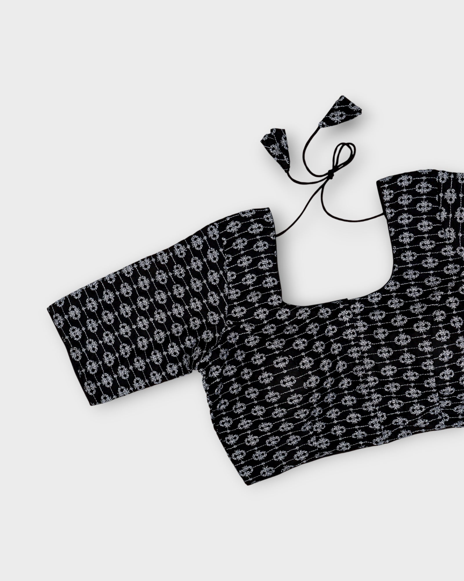 Cotton Back Design Readymade Blouse