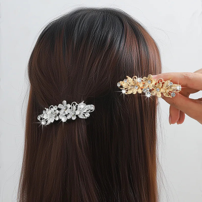 Flower Zinc Alloy Hair Clip for Women
