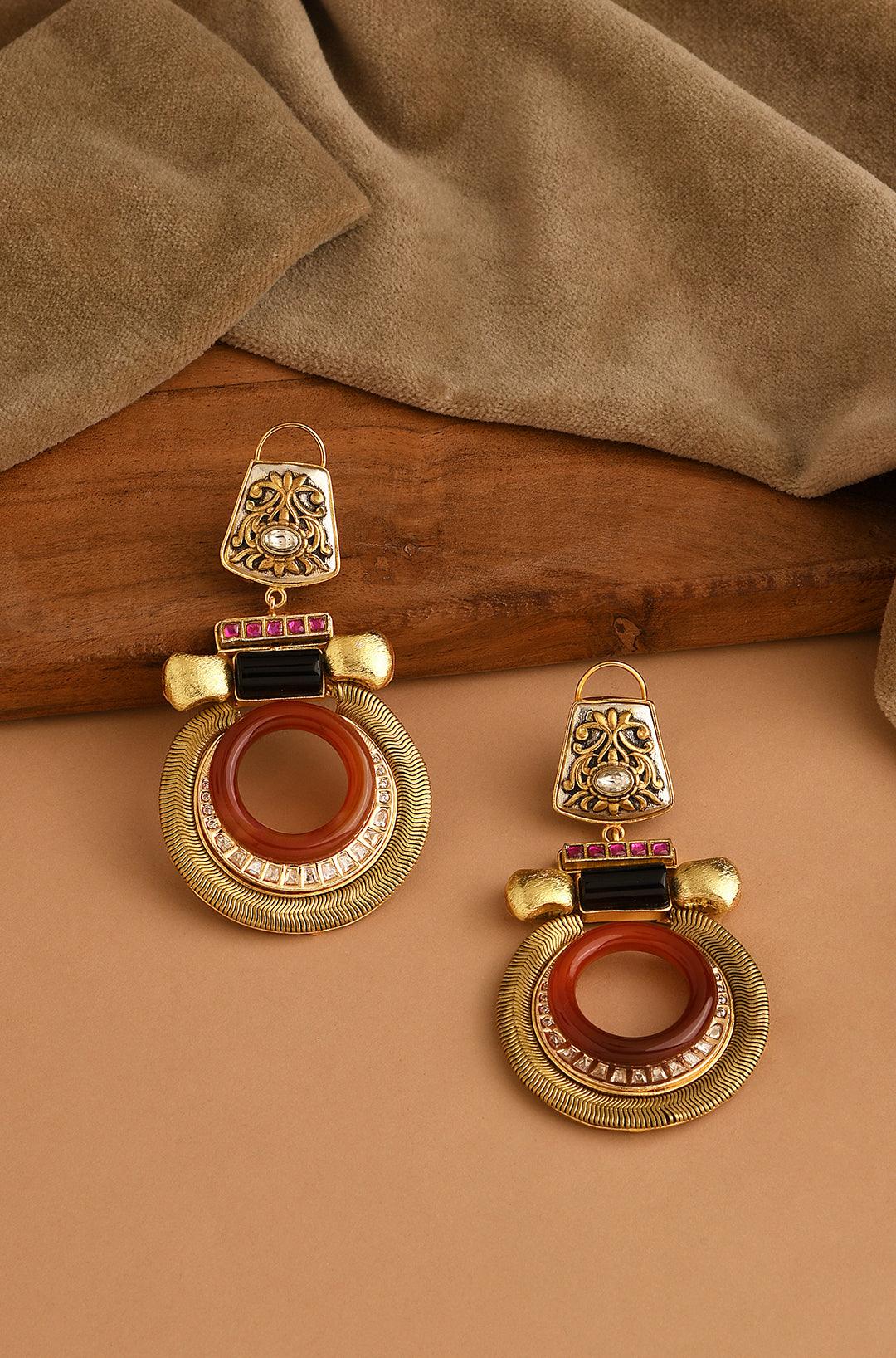 Shimmering Splendor Earrings - Dyulokha