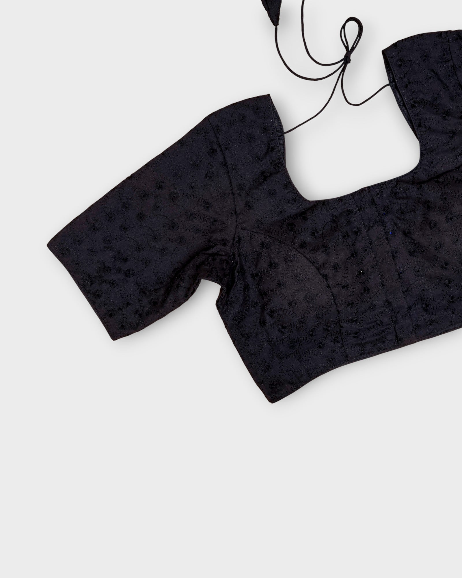 Cotton U Neck Readymade Blouse