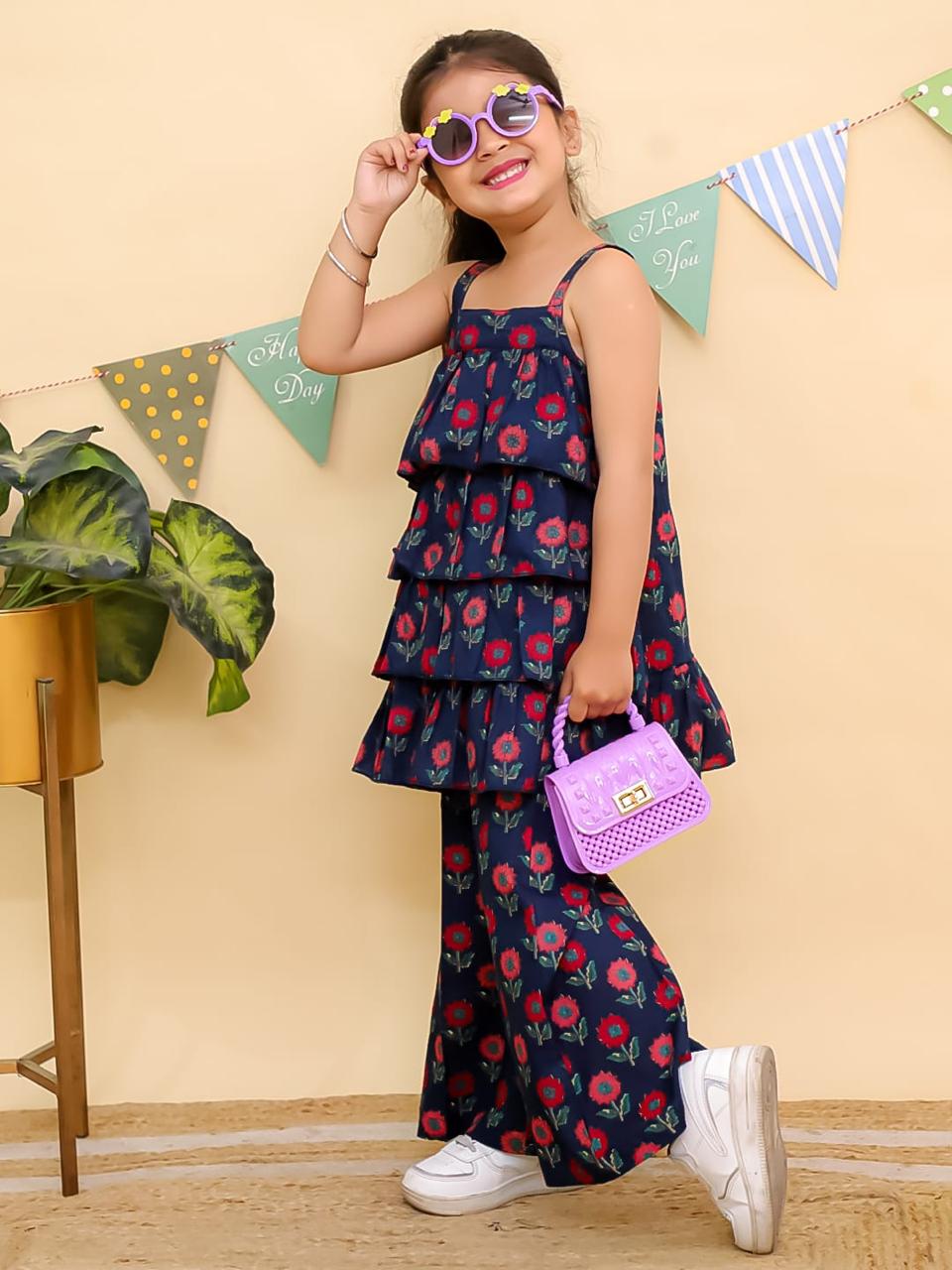 Floral Layered Dress