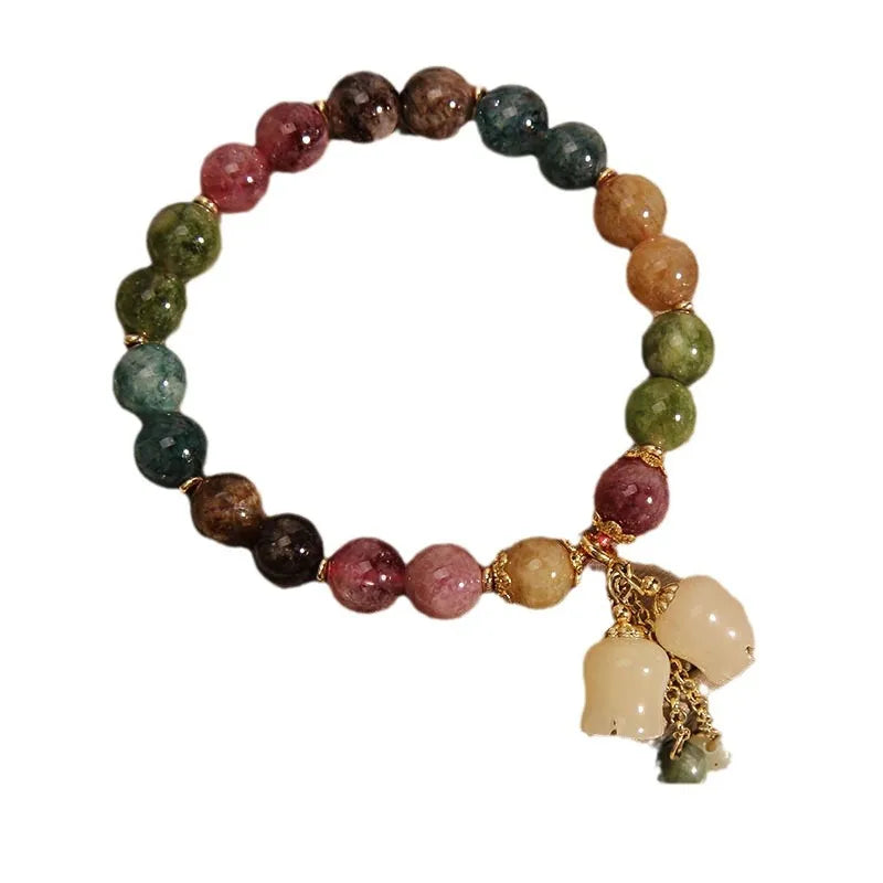 Multicolor Crystal Flower Wholesale Bracelets
