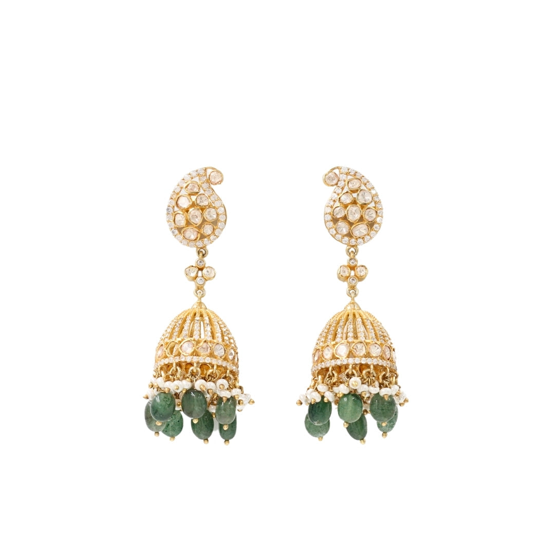 Lab-Created Moissanite Earrings
