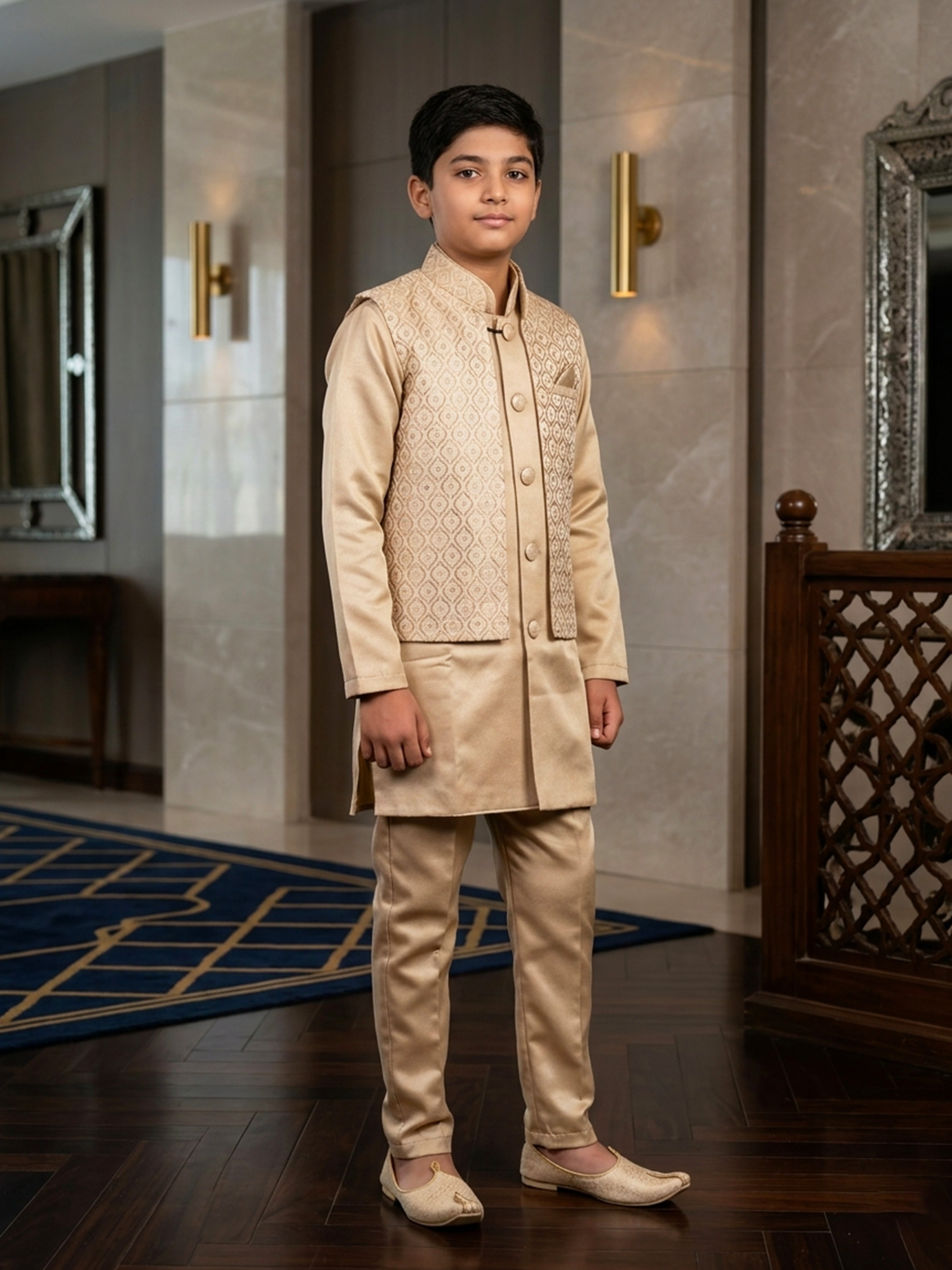 Unveil tradition with the Embroidered Modi Suits