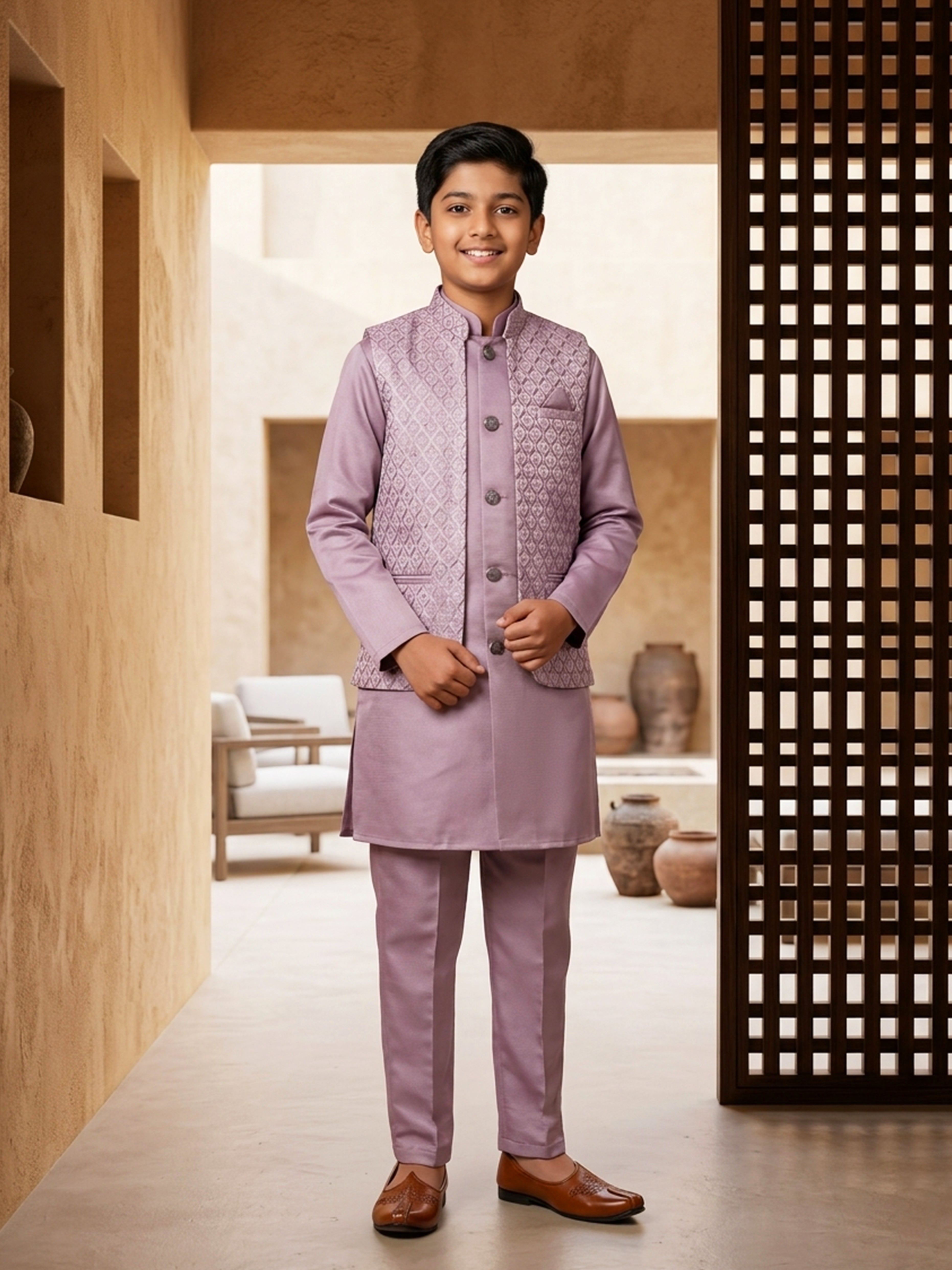 Unveil tradition with the Embroidered Modi Suits