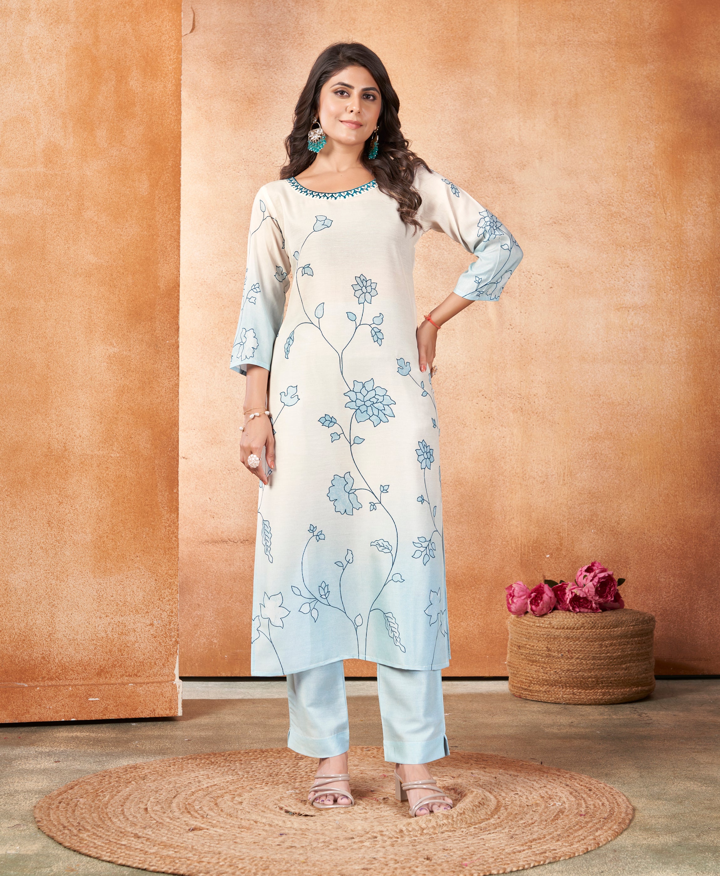 Cotton Printed Kurta Set