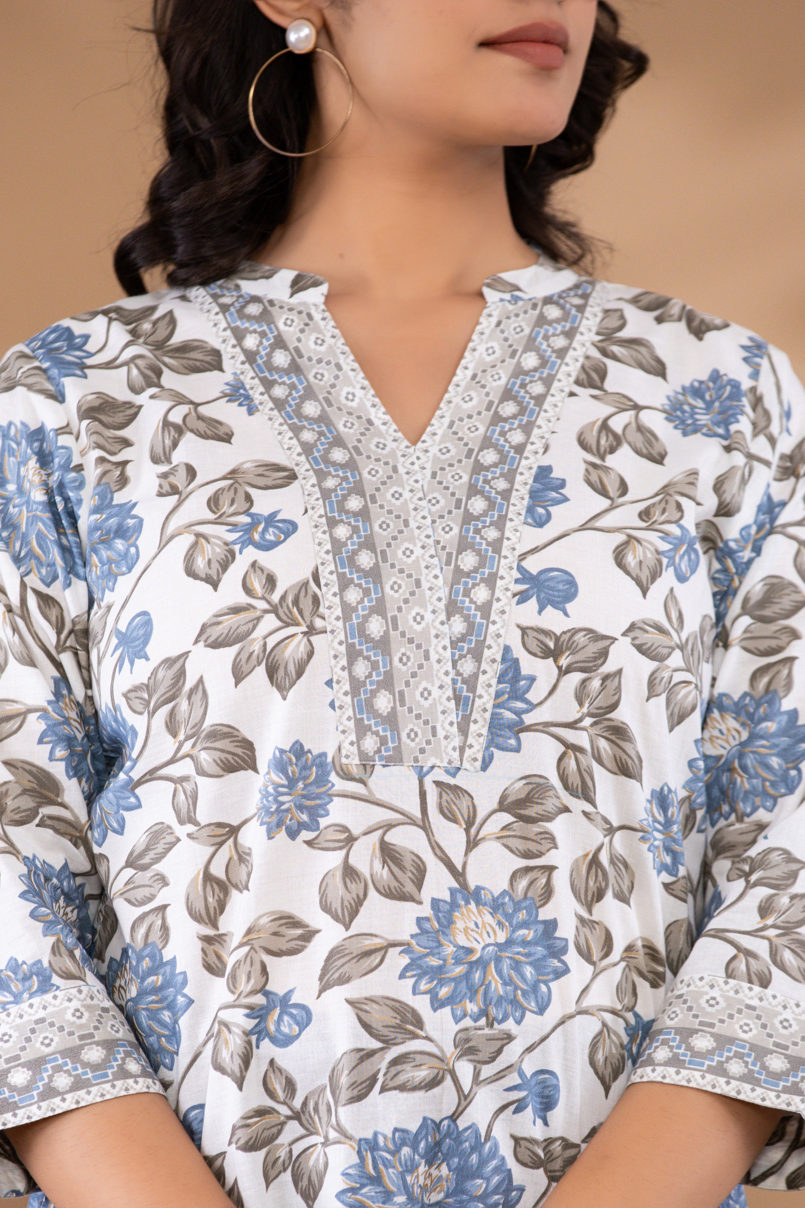 Heritage Blooms Kurta Set