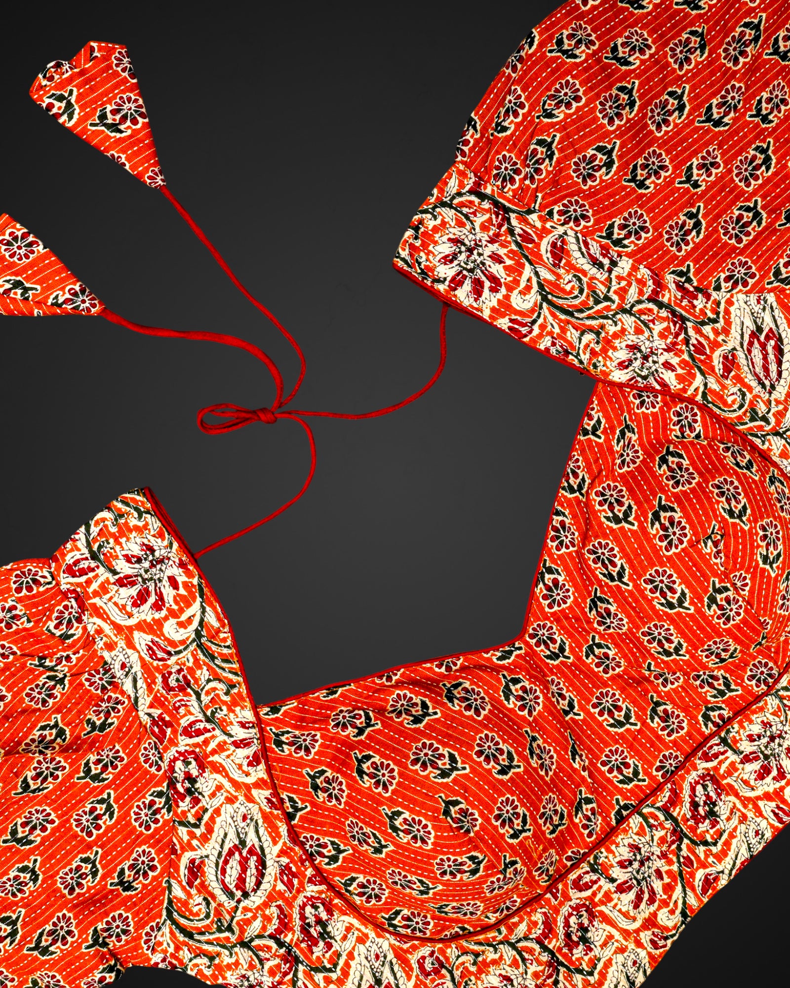 Cotton Sweetheart Neck Half Sleeve Readymade Blouse