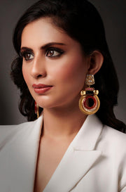Shimmering Splendor Earrings - Dyulokha
