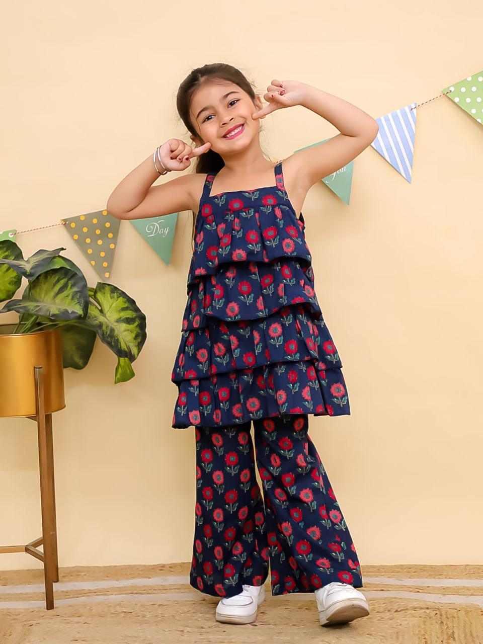Floral Layered Dress