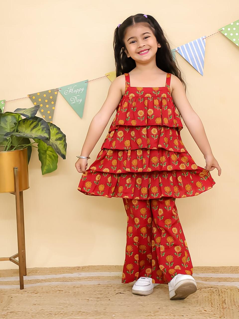 Floral Ruffle Dress