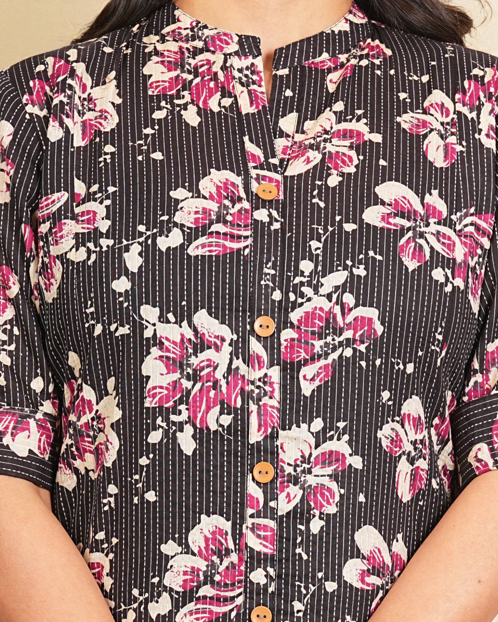 Geometric Printed Cotton Kurta Set