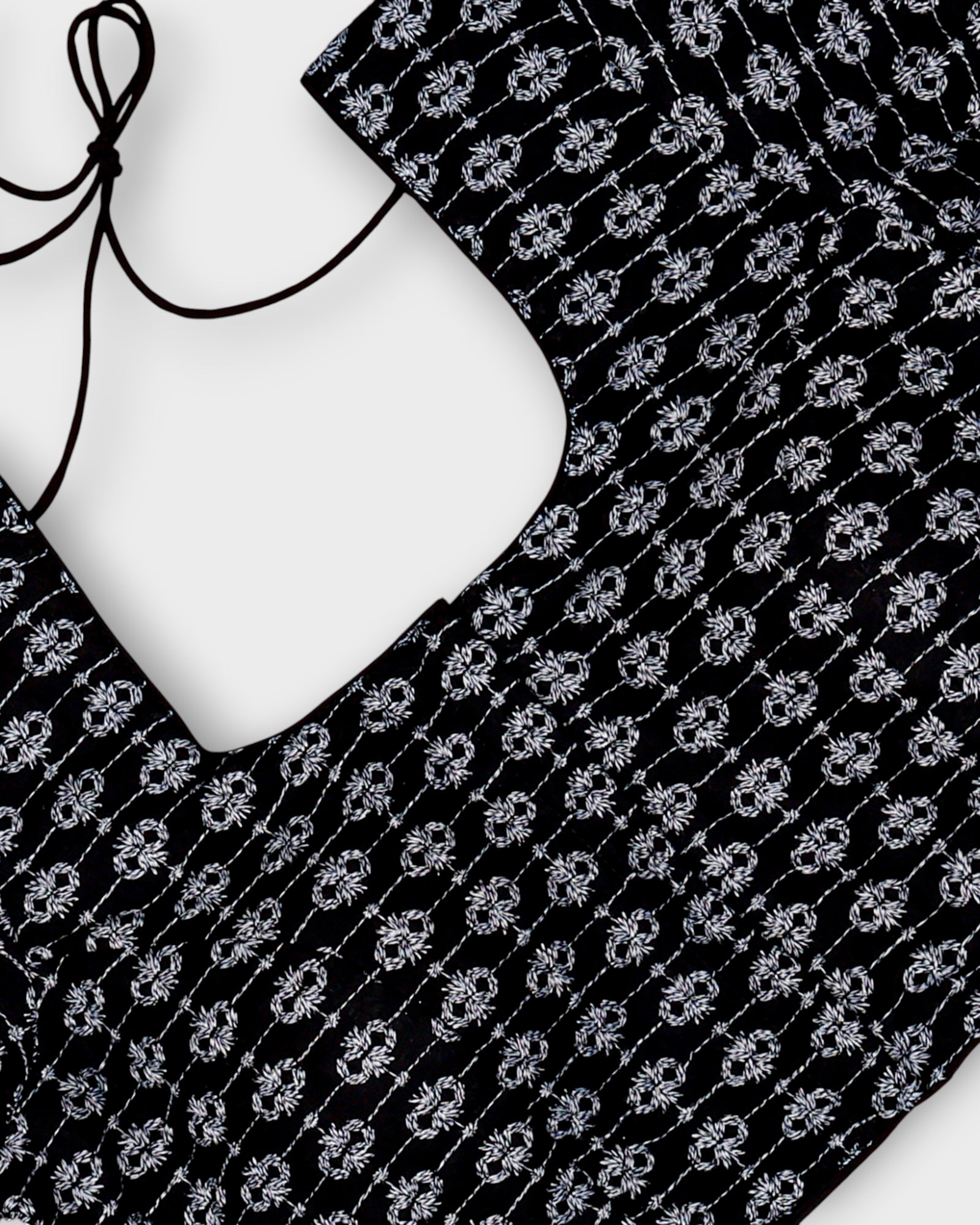 Cotton Back Design Readymade Blouse