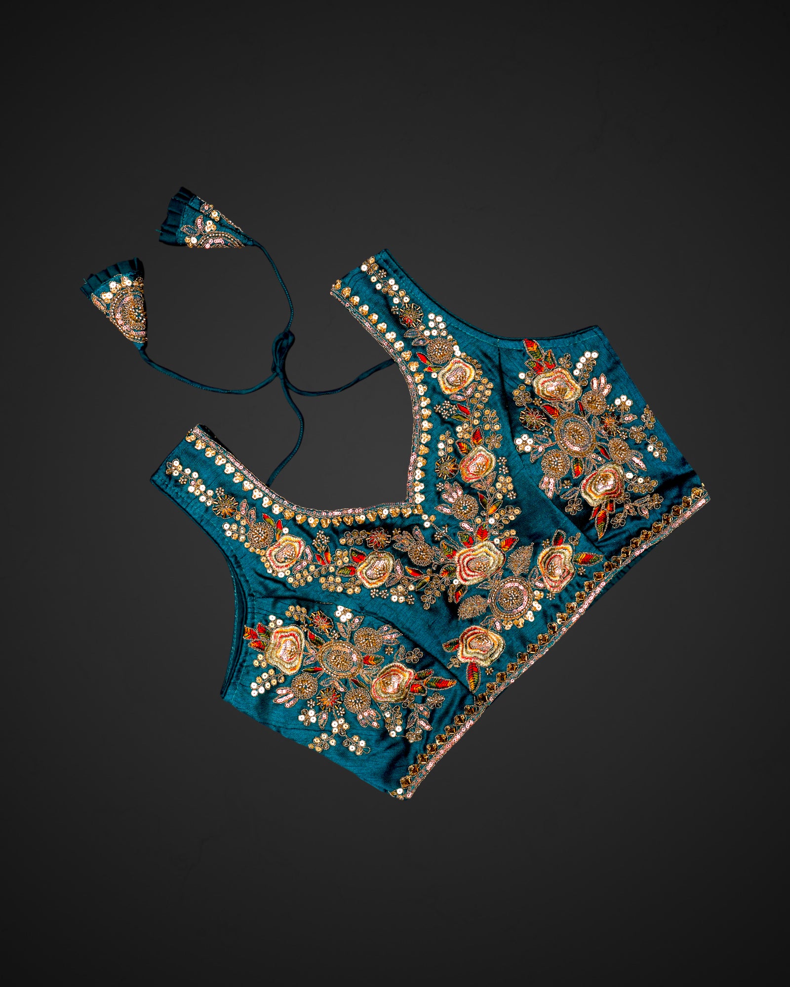 Luxe Silk Readymade Blouse