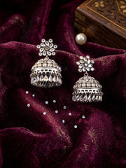 Bloomy Floral Jhumkas