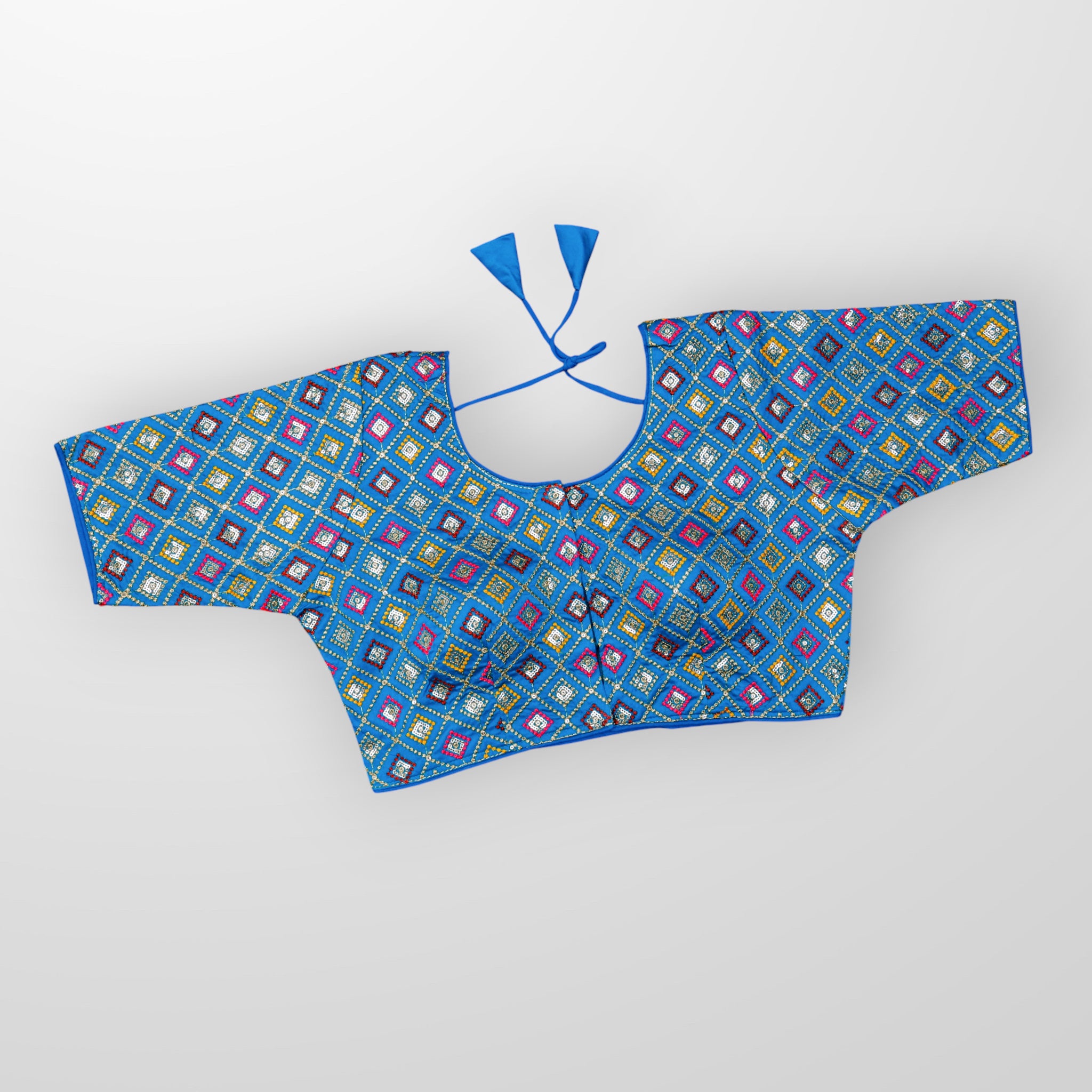 Silk Embroidered Readymade Blouse
