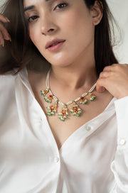 Minty Fresh Pearl Necklace - Dyulokha