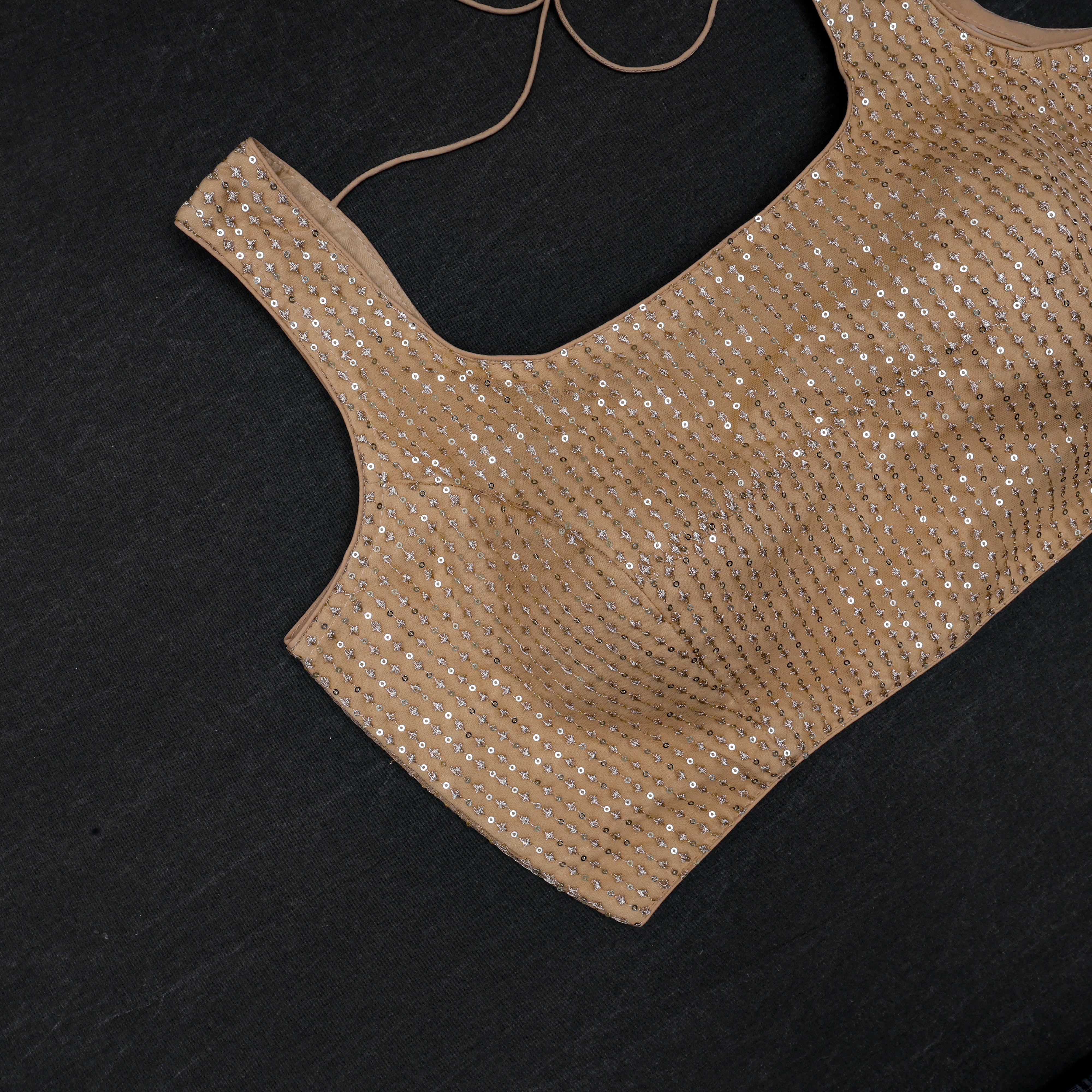 Embroidered Cotton Square Neck Readymade Blouse