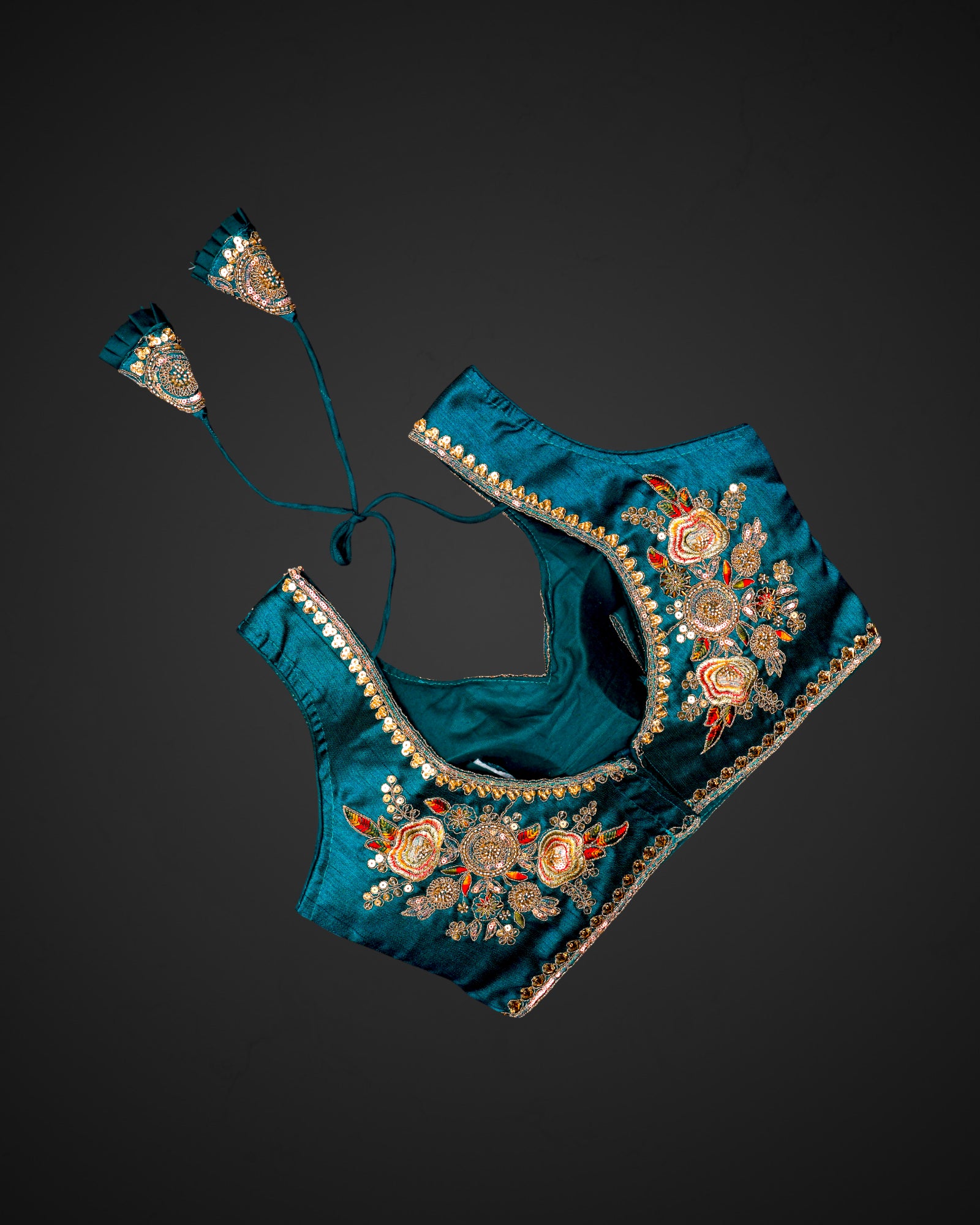 Luxe Silk Readymade Blouse