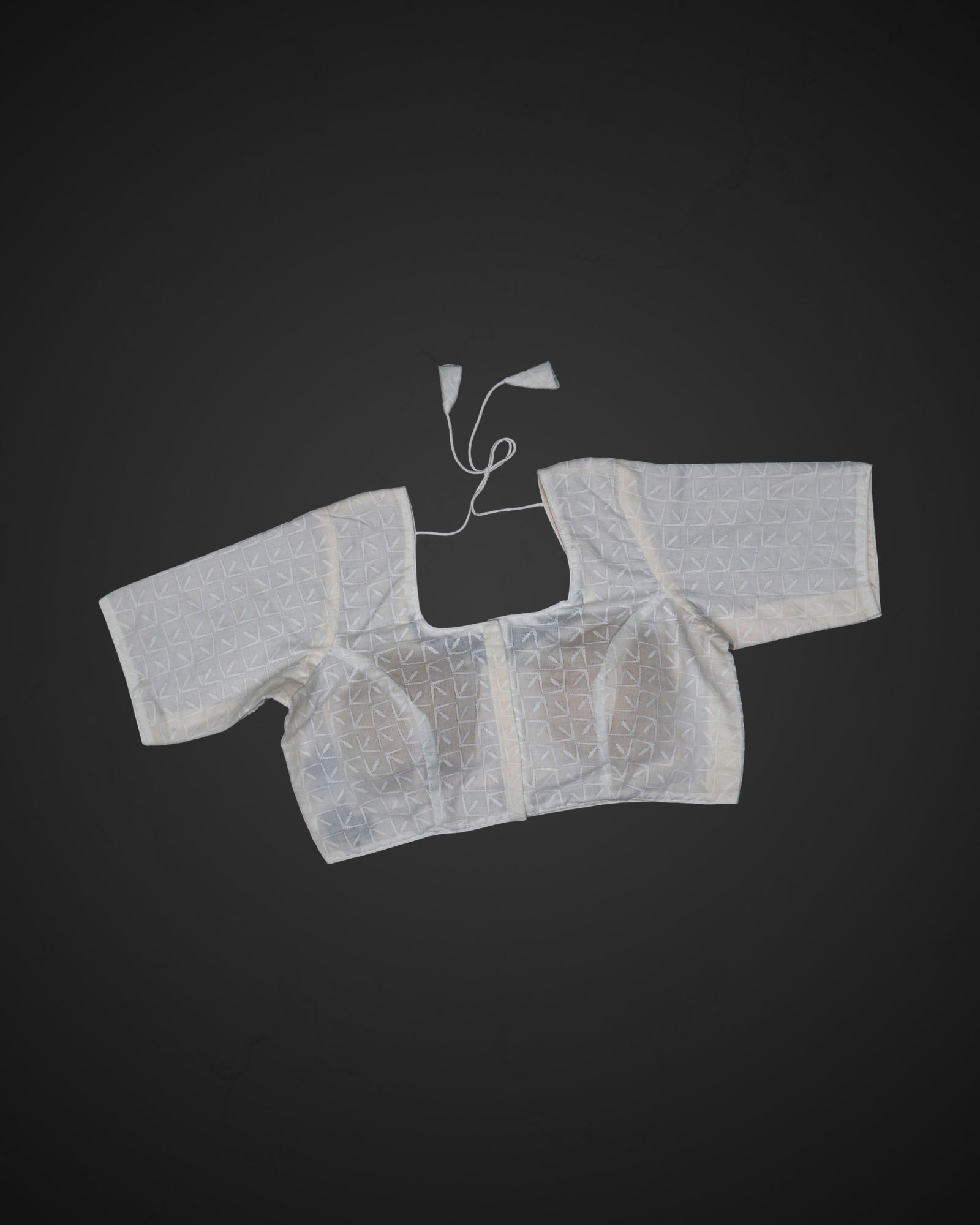 Cotton U Neck Readymade Blouse