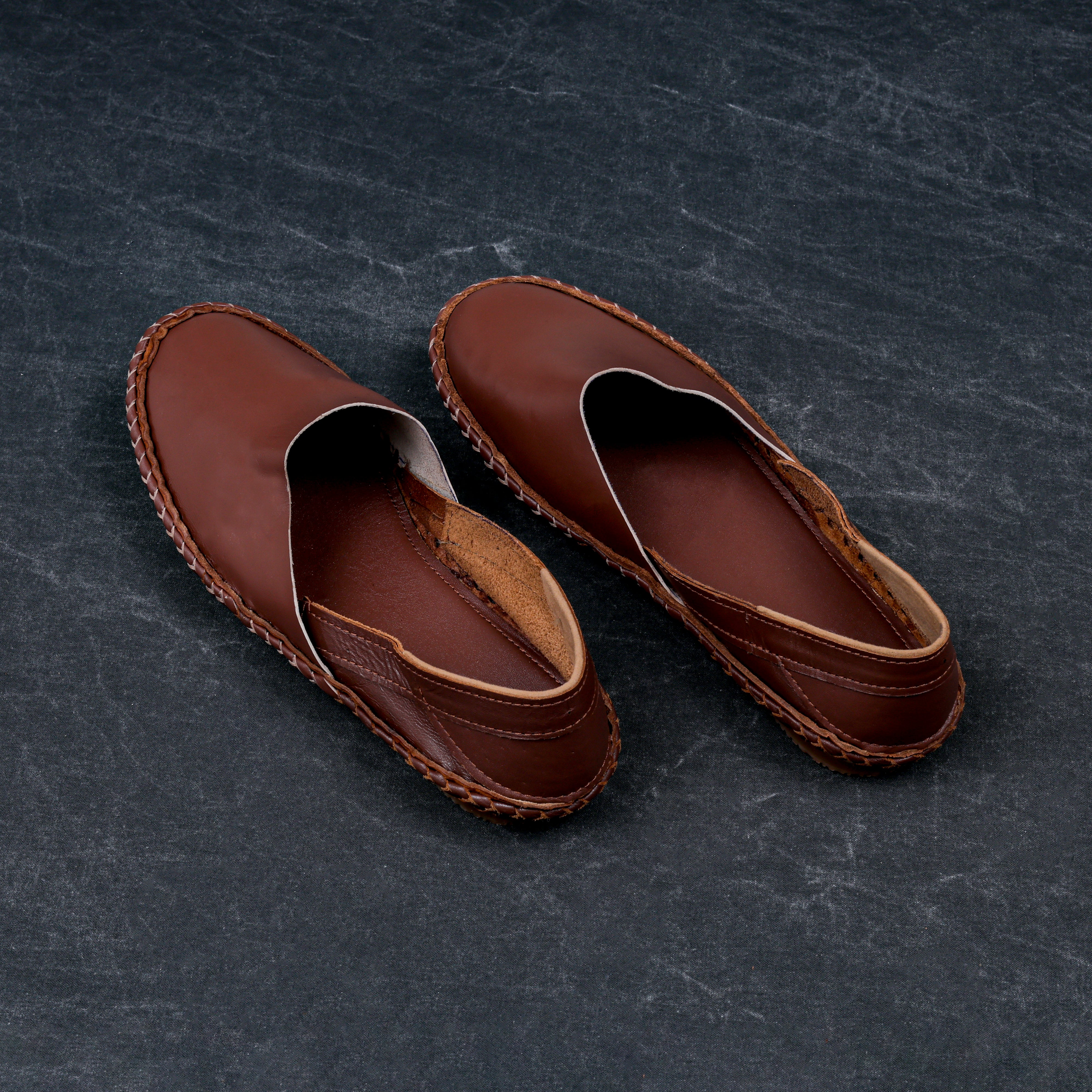 Brown Handcrafted Leather Jutti