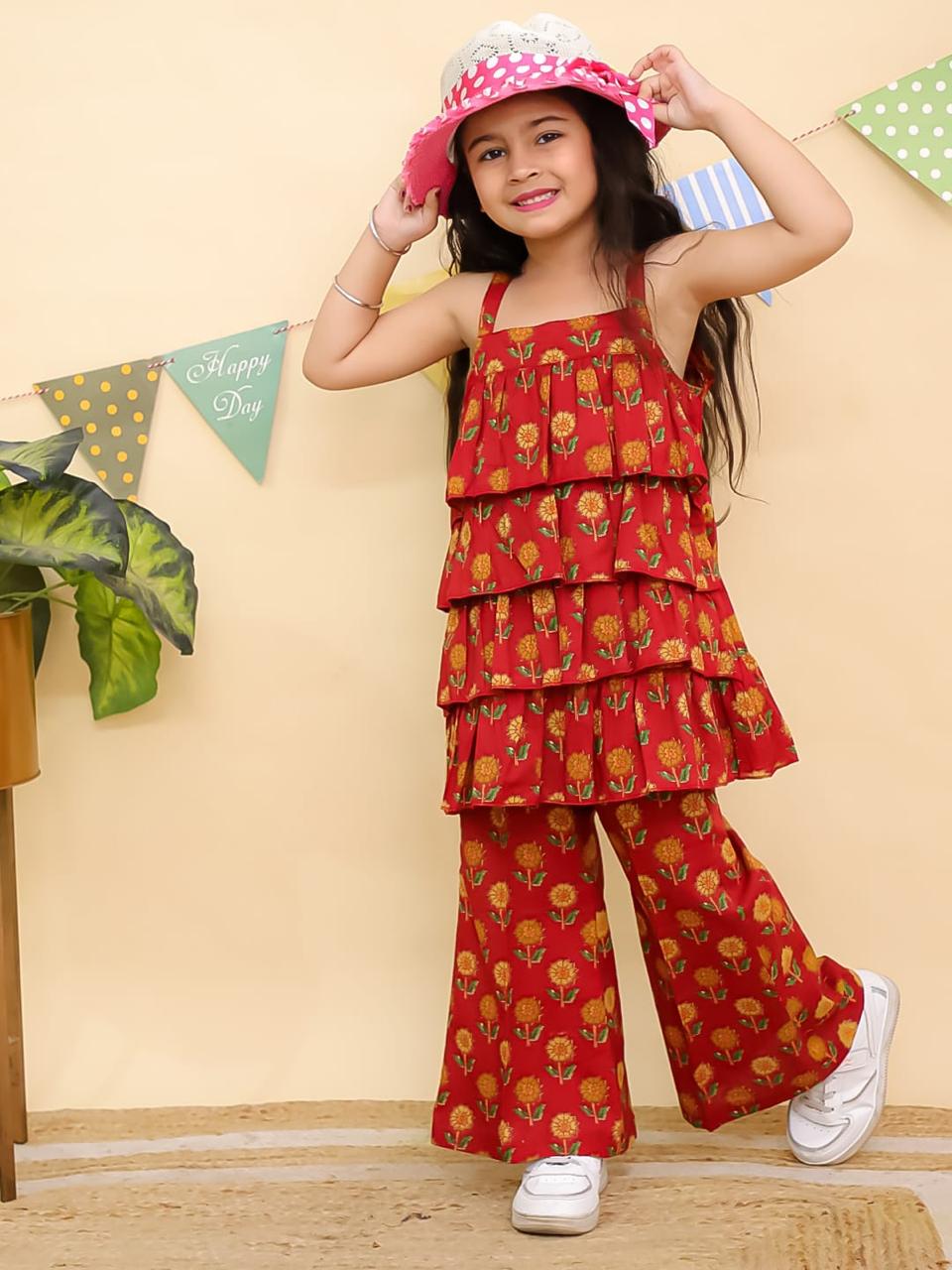 Floral Ruffle Dress