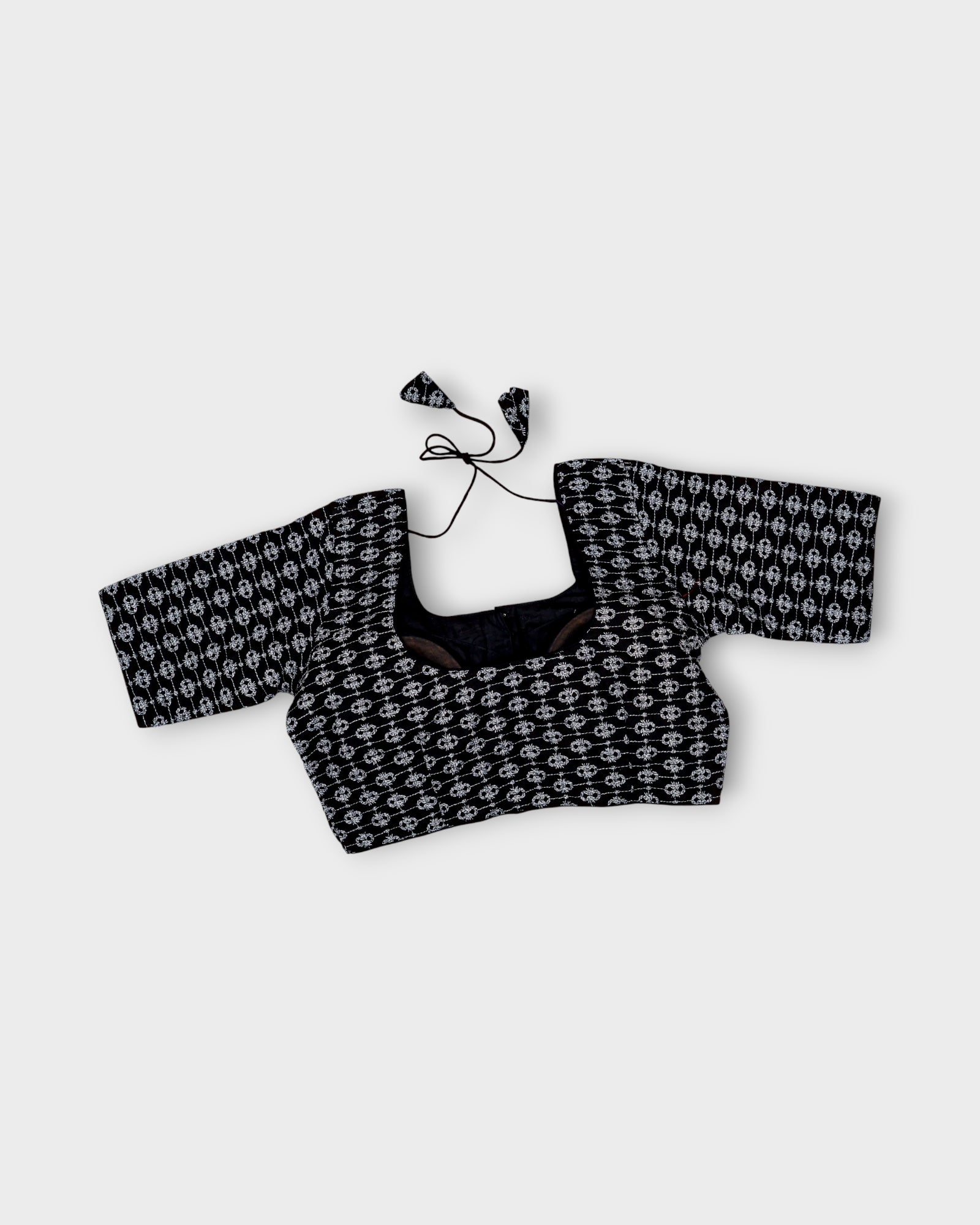 Cotton Back Design Readymade Blouse
