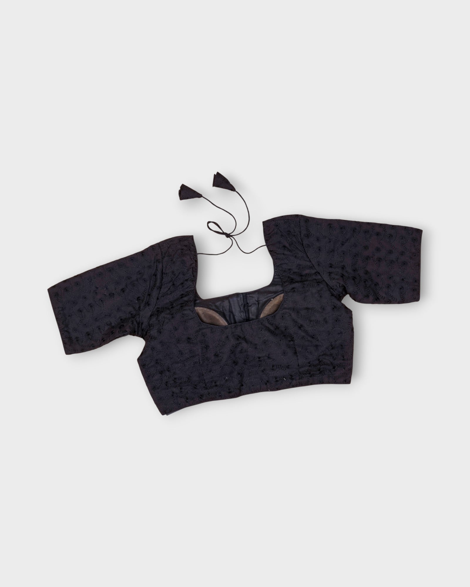Cotton U Neck Readymade Blouse
