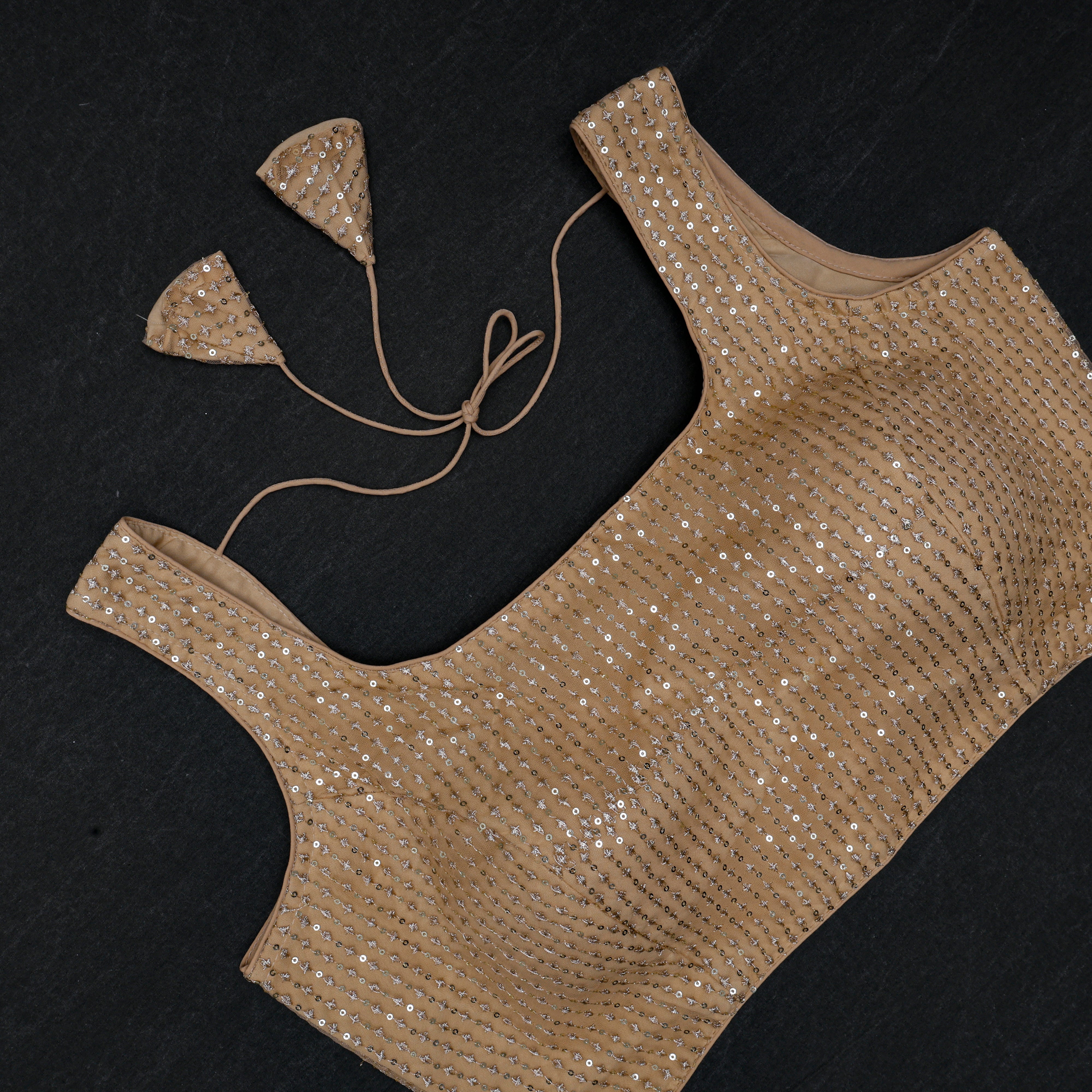 Embroidered Cotton Square Neck Readymade Blouse