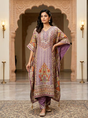 Cotton Kaftan with Traditional Bandhani Print