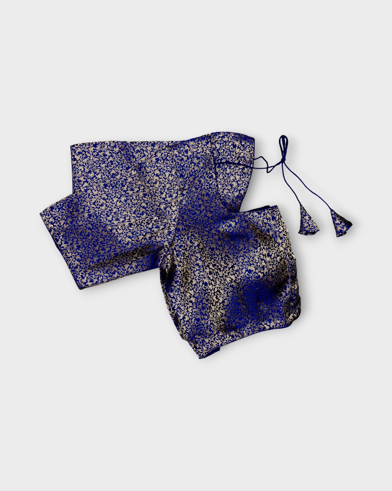 Banarasi Silk Back Design Readymade Blouse