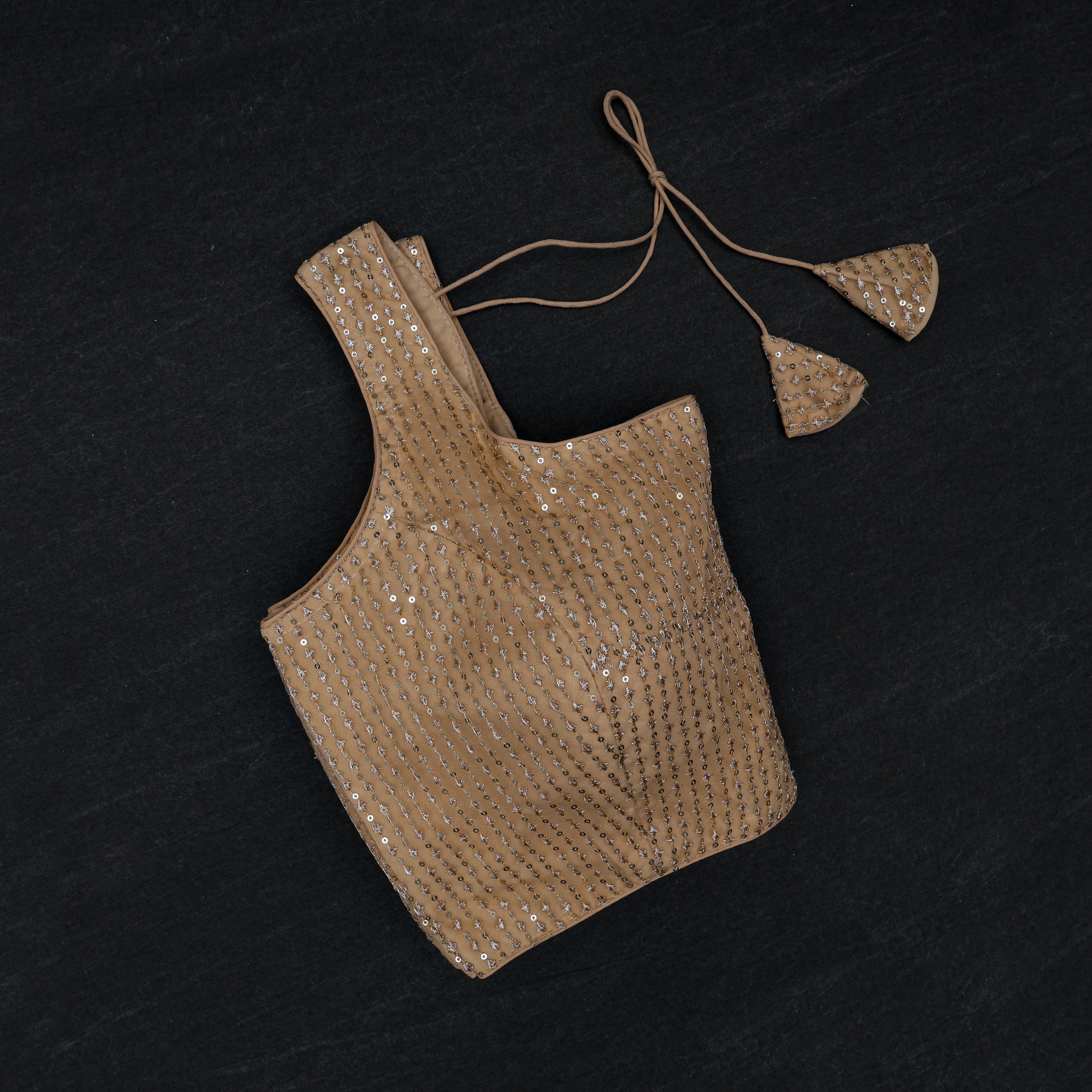 Embroidered Cotton Square Neck Readymade Blouse