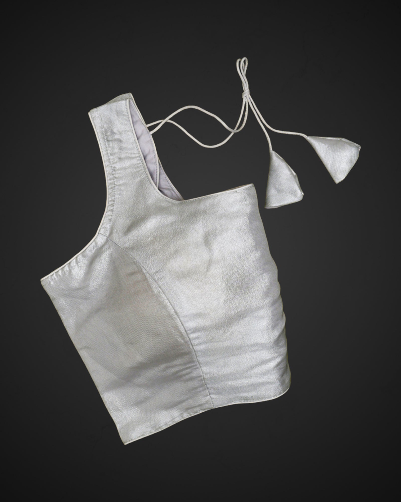 Organza Silk Deep Back Readymade Blouse