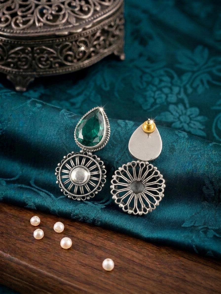 Radiant Emerald Earrings