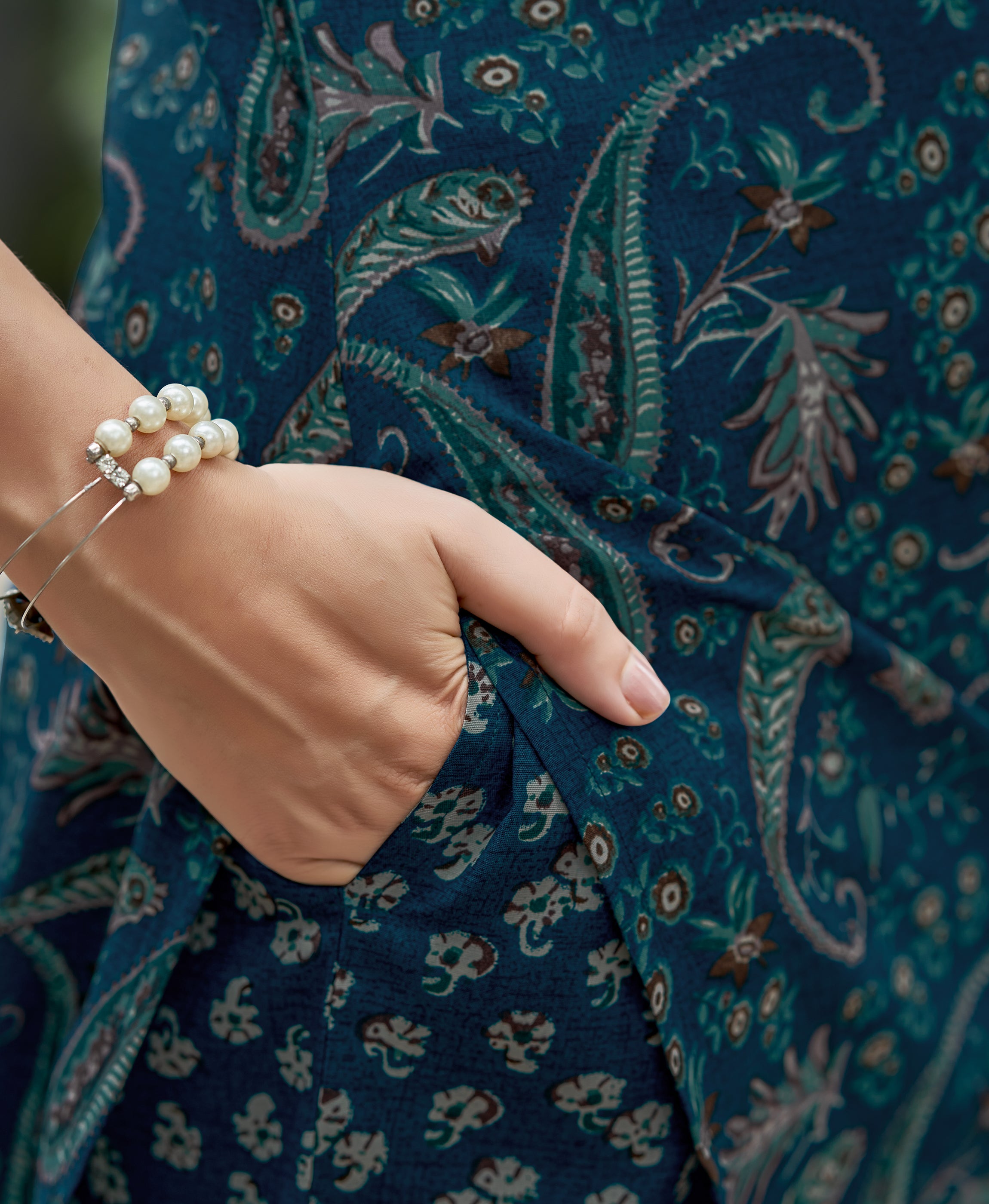 Floral Printed Cotton Kurta