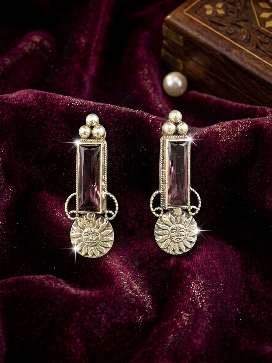 Ruby Edge Studs