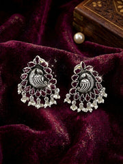 Ruby Pearl Studs