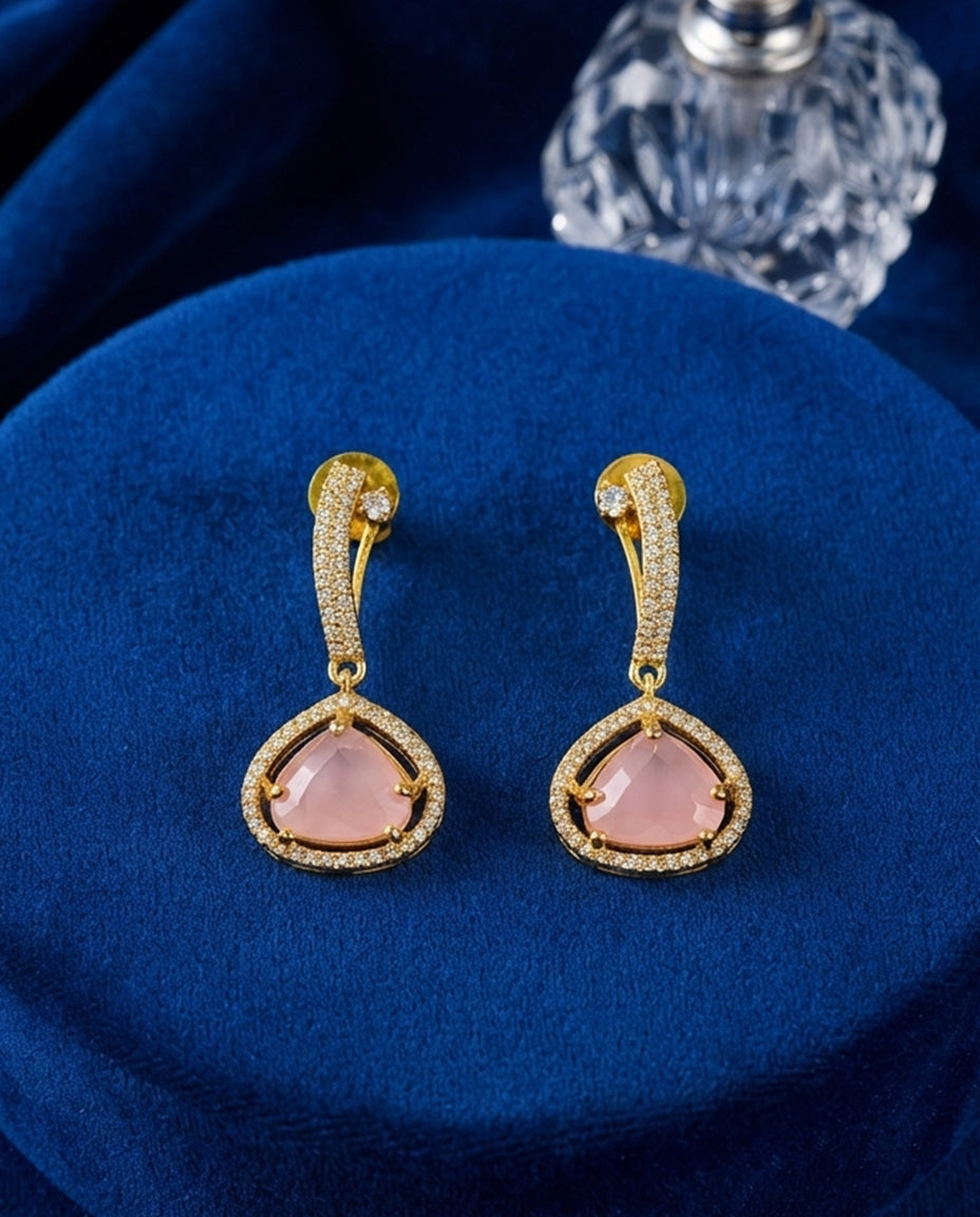 Droplets with Baby Pink Stones