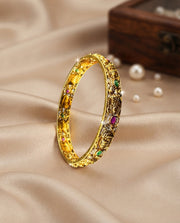 Laxmi Motif on Coin Bangles