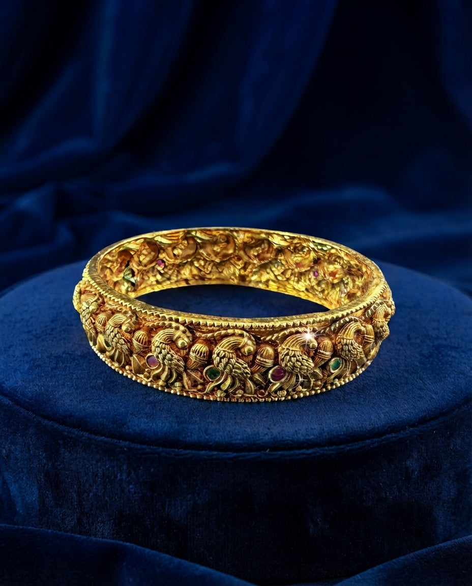 Peacock Accent Kada